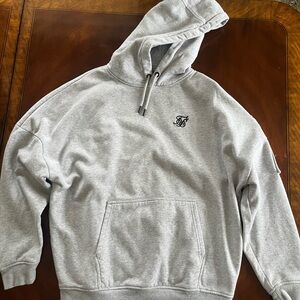 Grey SikSilk Hoodie- Men’s Medium